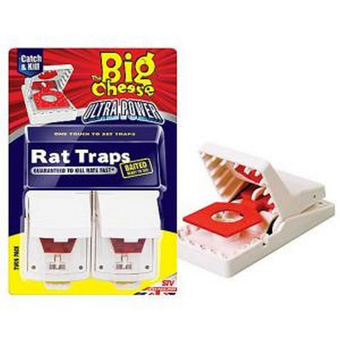 BIG CHEESE ULTRA POWER RAT TRAP TWIN PK STV149 ~